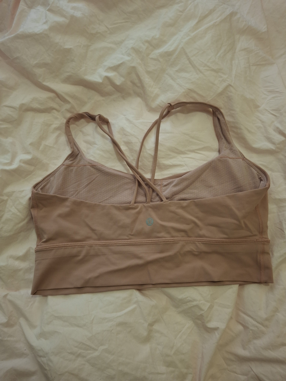 lululemon athletica Dusty Pink Crisscross Sports Bra